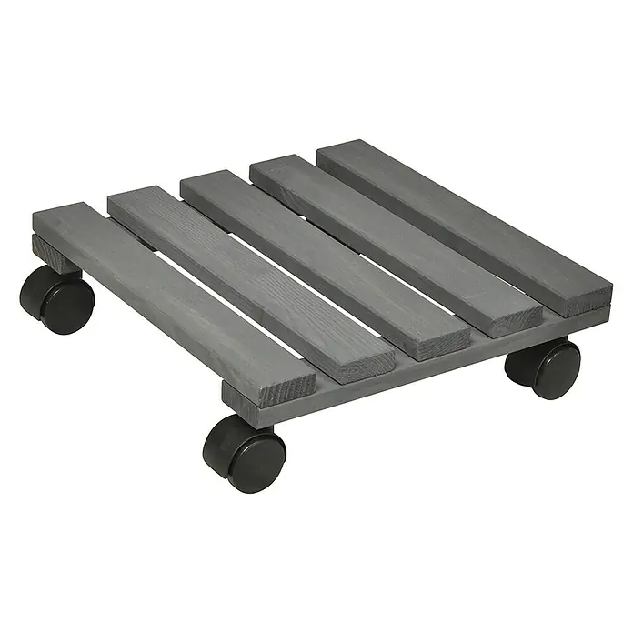 Gardol Podložak za biljke s kotačićima - 29 x 29 cm, Antracit, Maksimalna nosivost: 100 kg - Pogled odozgo