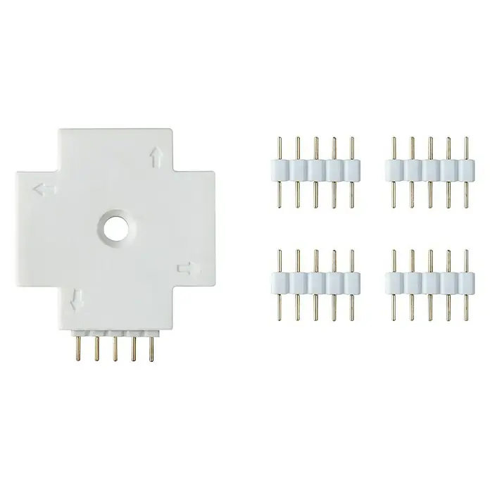 Paulmann Verbinder MaxLED X-Connector - Kunststof - Vooraanzicht