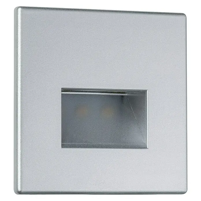 Paulmann Ugradbena LED svjetiljka Edge - 1,1 W, Topla bijela, 80 x 5 x 80 mm, Krom - Pogled sprijeda