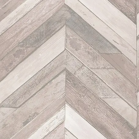 Dutch Wallcoverings  Papel pintado de vellón Espiga Madera
