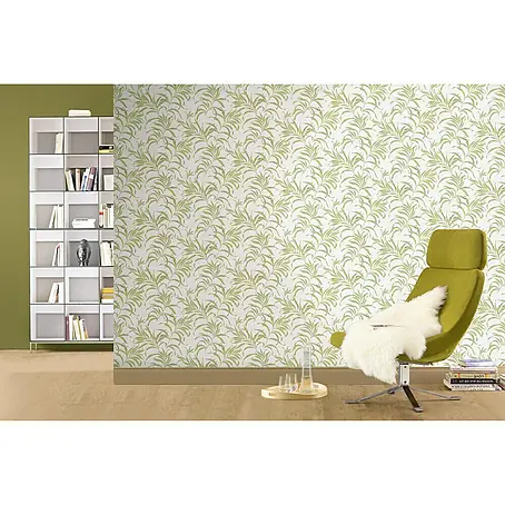 Papel pintado Hojas