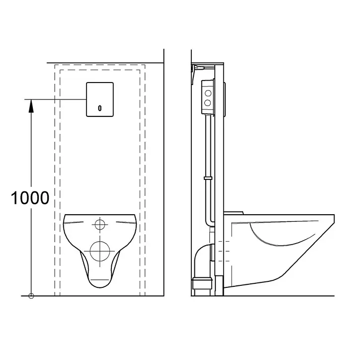 Grohe Betätigungsplatte Tectron Skate - Edelstahl, Infrarot-Steuerung, Geeignet für: WC-Druckspüler