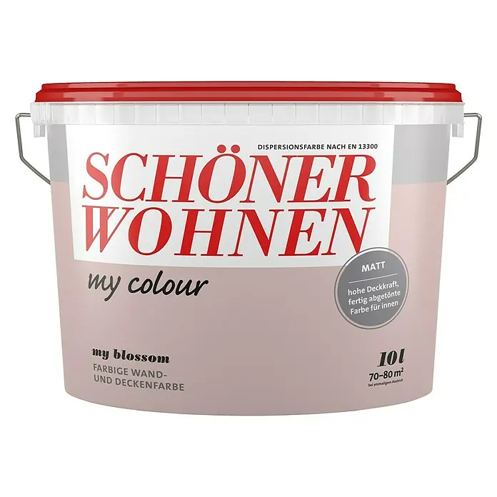 SCHÖNER WOHNEN-Farbe my colour Wandfarbe - My Blossom, Matt, 10 l - Vorderansicht