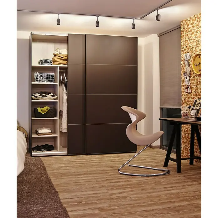 Paulmann URail Lámparas LED - 5 W, Cromado mate, L x An x Al: 5 x 4,8 x 17,5 cm - Foto ambiente