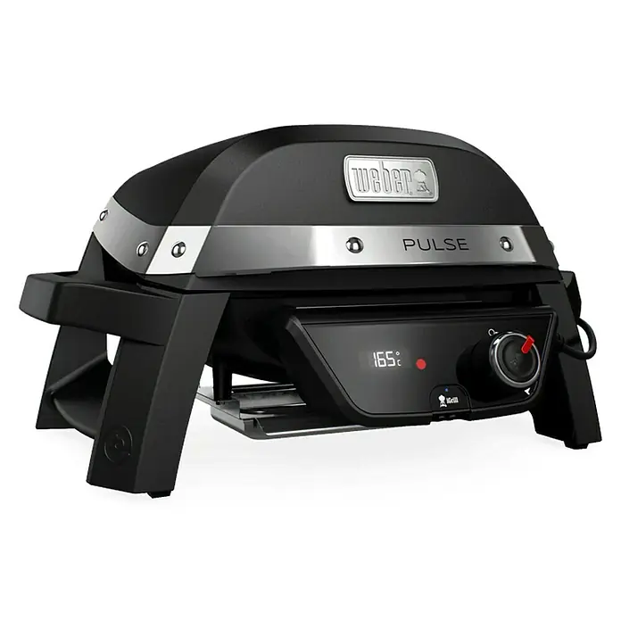 Weber Električni roštilj na kotačima Pulse 1000 - 1.800 W, Dimenzija rešetke za pečenje: 41 x 31 cm - Pogled s desne strane