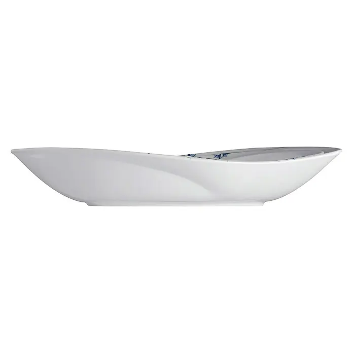 Marine Business Northwind Set de vajilla para aperitivo - 4 piezas, Plástico, Blanco, Azul