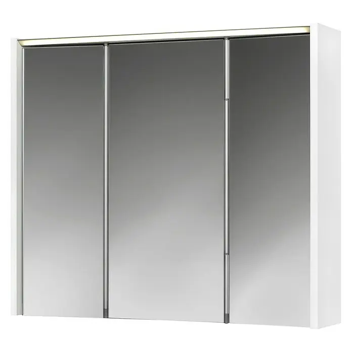 Jokey LED-Spiegelschrank Arbo - B x H: 73 x 62,7 cm, Mit Beleuchtung, MDF, Weiß - Vorderansicht