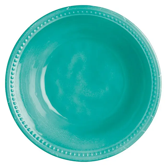 Marine Business Harmony Plato redondo Acqua - 6 uds., Diámetro: 21 cm, Plástico, Turquesa