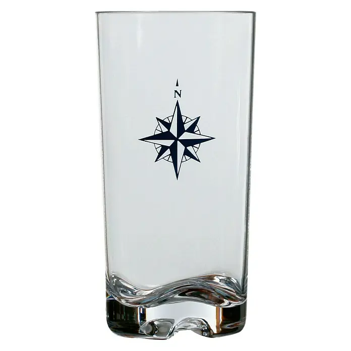 Marine Business Northwind Vaso para beber refresco - 6 uds., Plástico, Transparente