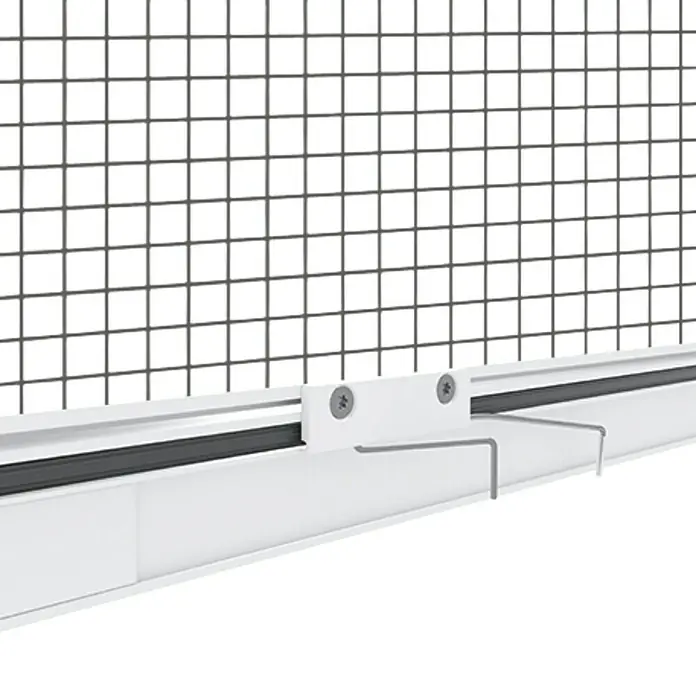 Windhager Insektenschutzfenster Ultra Flat - B x H: 120 x 150 cm, Weiß, Schnellmontagefedern