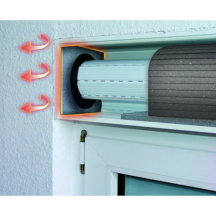 Schellenberg Rollladenkasten-Dämmmatte Seitenteil - L x B x H: 300 x 360 x 15 mm - Vorderansicht