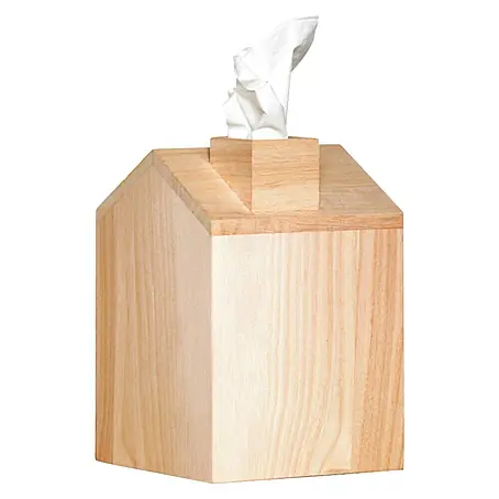 Artemio  Caja de madera casa pañuelo