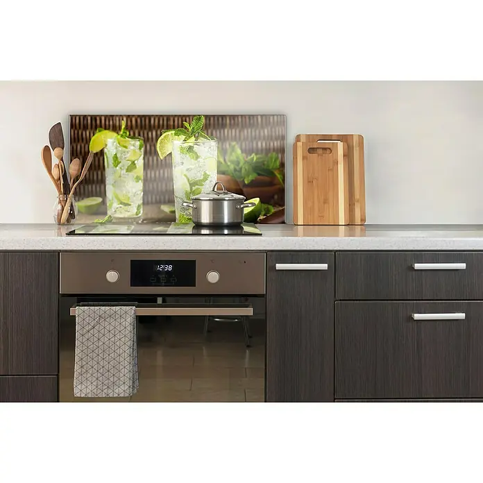 CUCINE Küchenrückwand - Caipirinha, 80 x 40 cm, Stärke: 6 mm, Einscheibensicherheitsglas (ESG) - Vorderansicht
