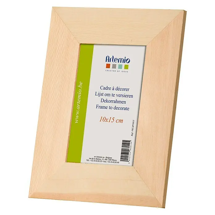 Artemio Marco para fotos Plano - Marrón, 18 x 23 cm, Madera