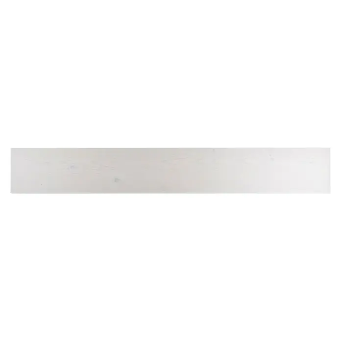 Houten paneel Woodland - Grenen, 90 x 12,8 cm, Pure white, Zelfklevend - Top-down weergave