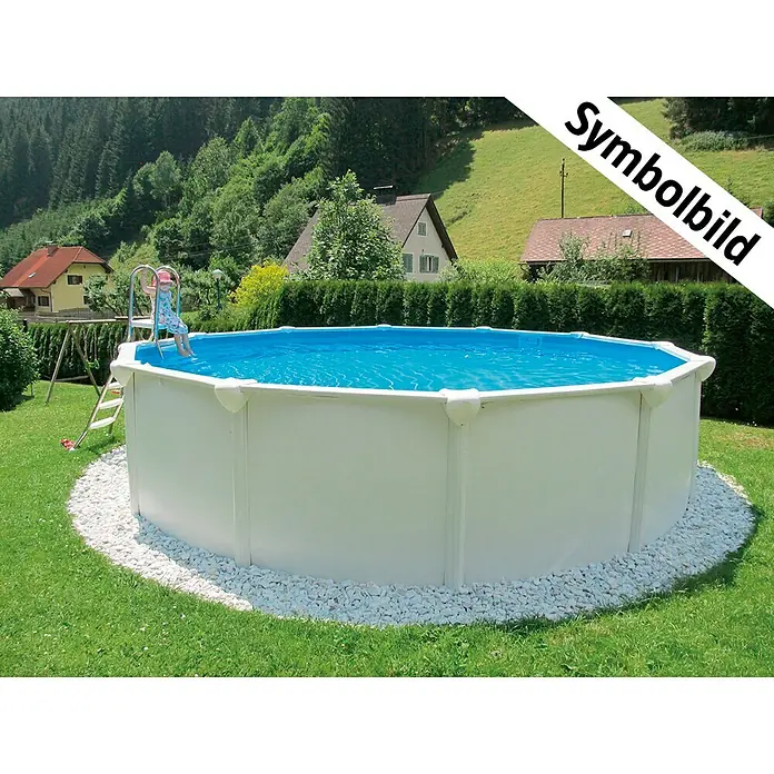 KWAD Pool-Set Supreme - Durchmesser: 4,6 m, Höhe: 1,32 m, Fassungsvermögen: 20.800 l, Rund
