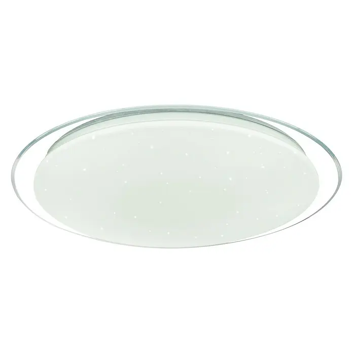 Lavida Plafón LED redondo Pandino - 24 W, Ø x Al: 550 mm x 6,5 cm, Blanco, Blanco frío