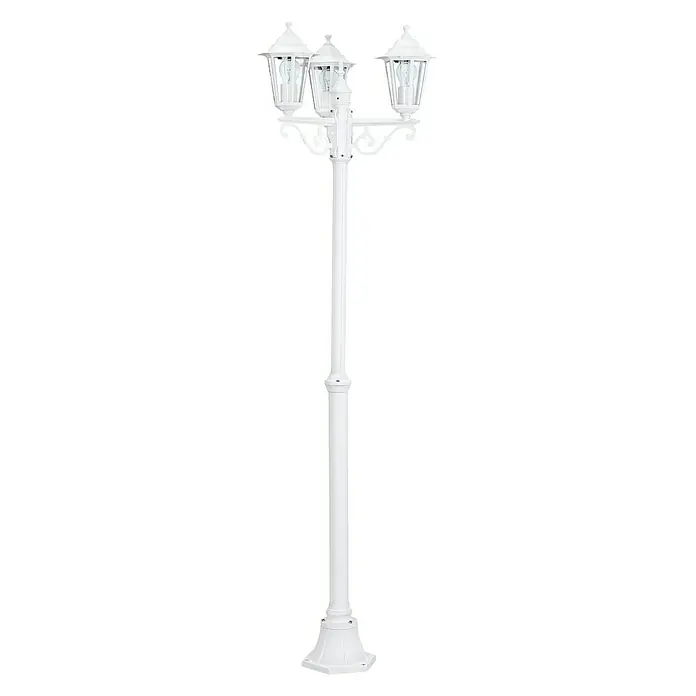 Eglo Außenleuchte Laterna 5 - 60 W, Weiß, Ø x H: 53,5 x 192 cm