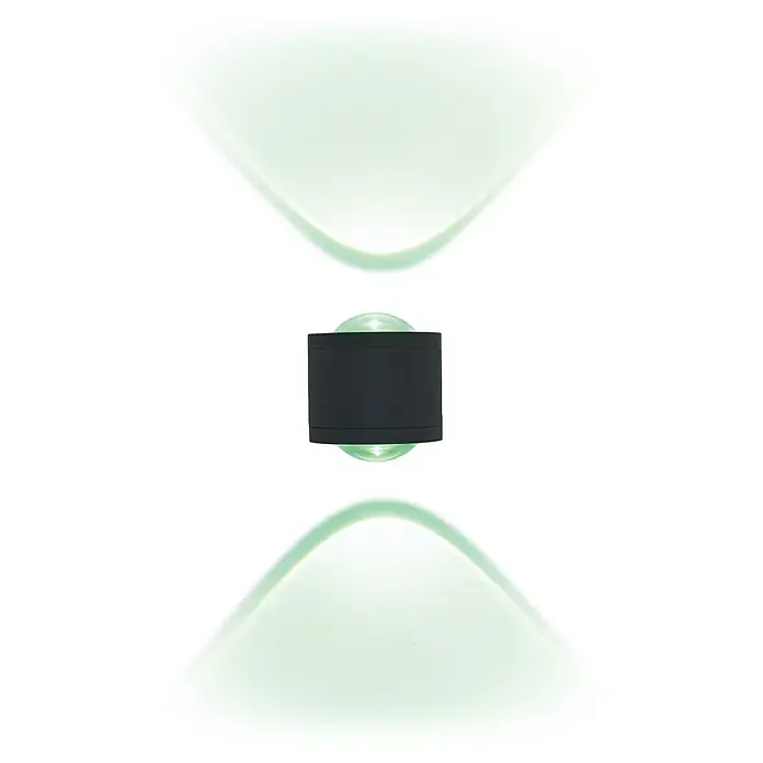 Starlux LED-Außenwandleuchte Fano - 10 W, 12 x 9 x 10,5 cm, Anthrazit, IP54