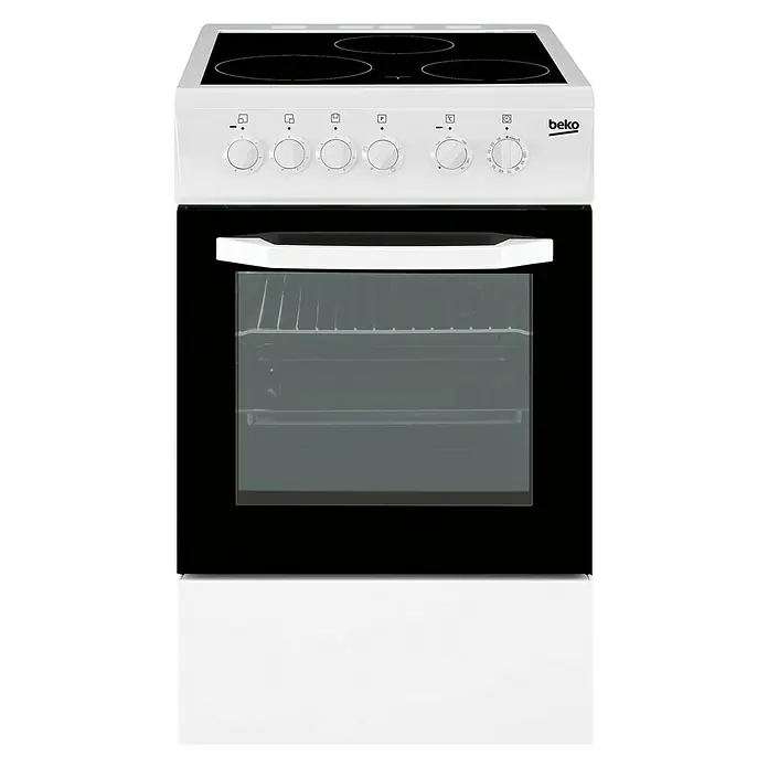 Beko Cocina CSS 48100 GW - Zonas de cocción: 3 ud., Parrilla