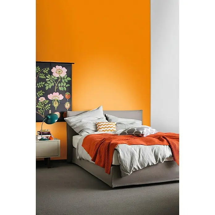 SCHÖNER WOHNEN-Farbe Wandfarbe Trendfarbe - Mango, 2,5 l, Matt, Konservierungsmittelfrei
