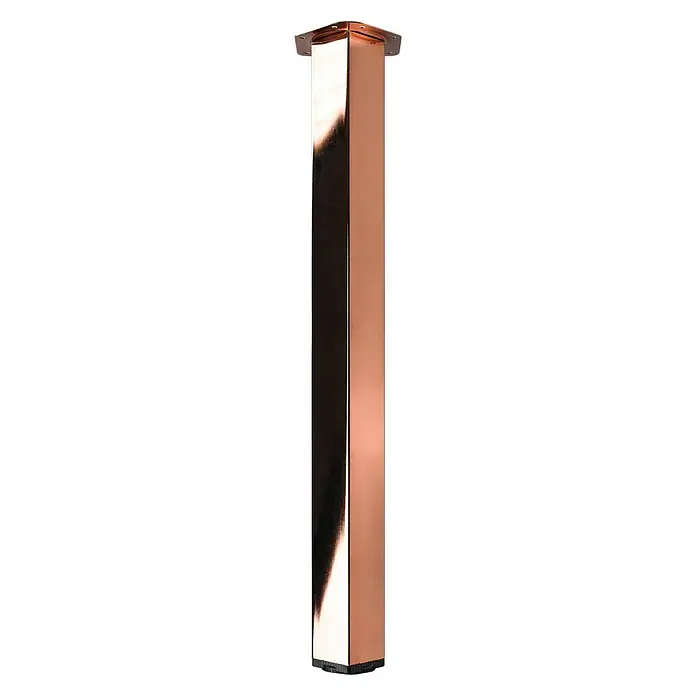 Hettich Tischbein Arba - L x B x H: 700 x 60 x 60 mm, Kupfer - Vorderansicht