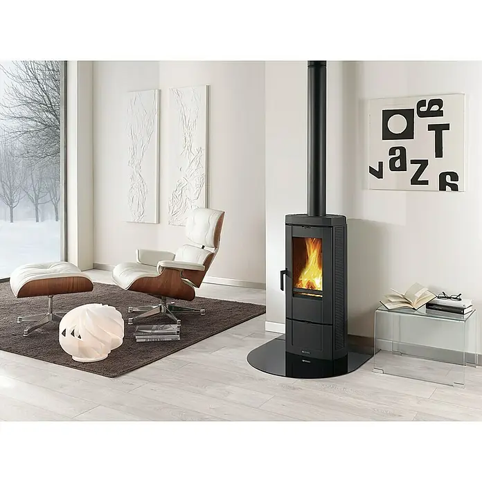 La Nordica Kaminofen Candy - 7,2 kW, Raumheizvermögen: 206 m³, Schwarz