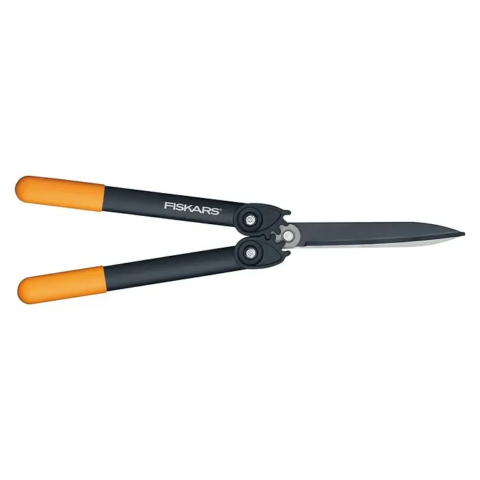Fiskars PowerGear Getriebe-Heckenschere HS72 - Länge: 57 cm, Klingenbeschichtung: Antihaftbeschichtet