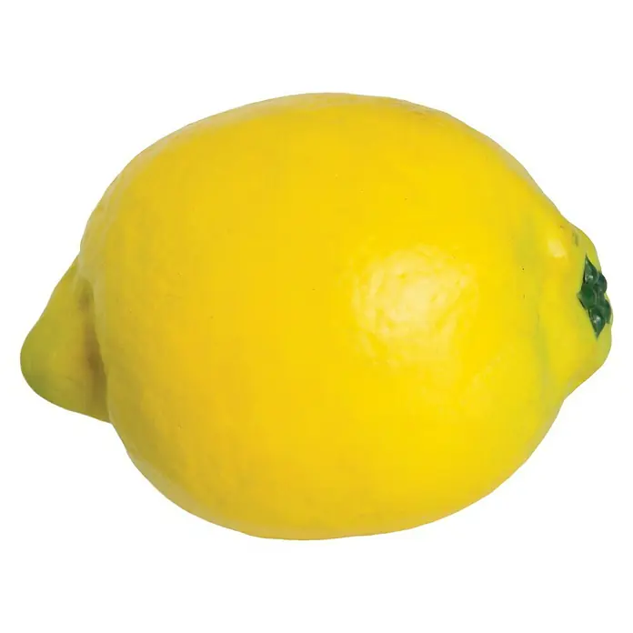 Figura decorativa Limón liso - L x An x Al: 9 x 7 x 7 cm, Plástico