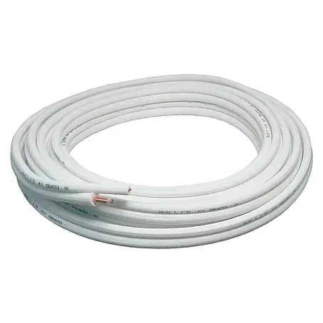 Rollo de cobre aislado doble 1/4 - 1/2