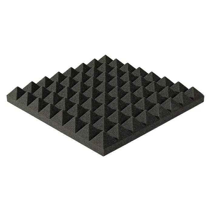 Noppenschaum Akupur - 40 x 40 x 3 cm, Pyramide - Ansicht von oben
