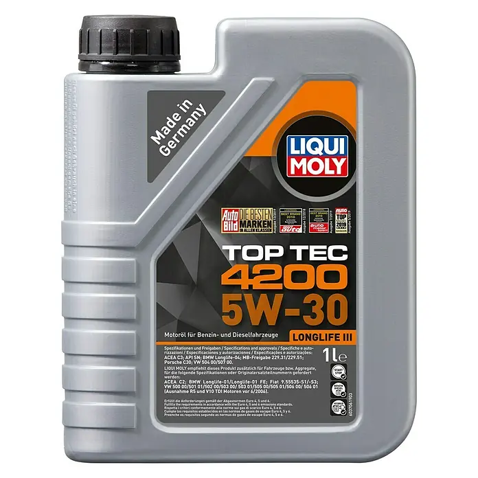Liqui Moly Motoröl Top Tec 4200 - 5W-30, C3, 1 l
