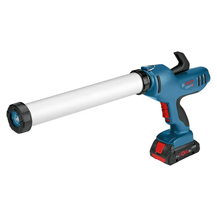 Bosch Professional Akku-Kartuschenpresse GCG 18V-600 - 18 V, Ohne Akku, Geeignet für: Kartuschen/Folienbeutel bis 600 ml - Vorderansicht