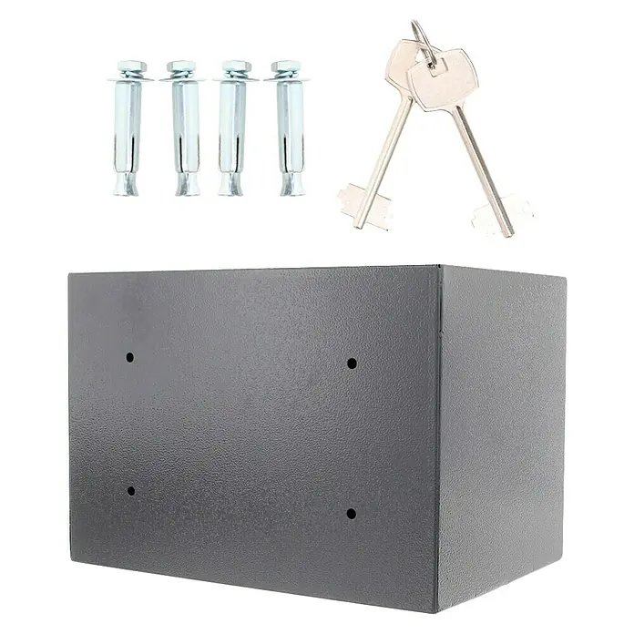 Rottner Möbeltresor Homestar - Doppelbart-Hochsicherheitsschloss, L x B x H: 25 x 35 x 25 cm, Anthrazit