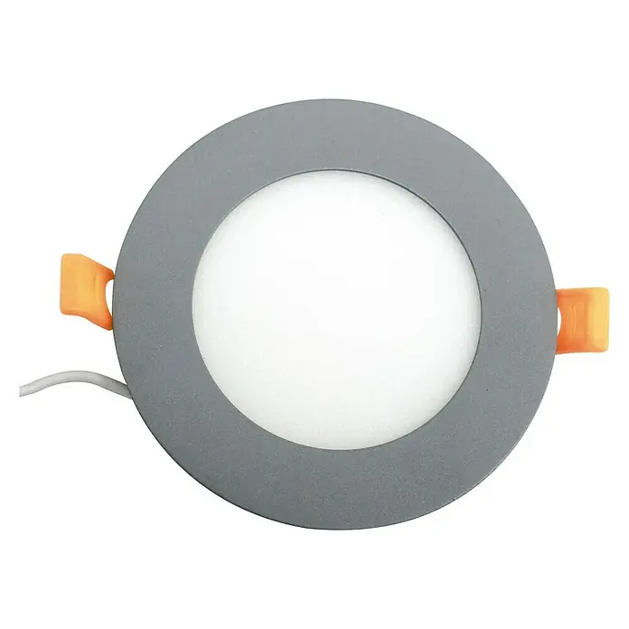 Alverlamp Downlight LED empotrable redondo Aluminio - 6 W, Ø x Al: 12 x 2 cm, Aluminio, Blanco neutro