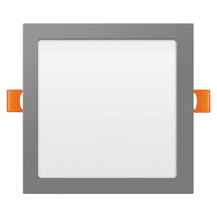 Alverlamp Downlight LED empotrable DL18PL - 18 W, L x An x Al: 22,5 x 22,5 x 2 cm, Aluminio, Blanco frío