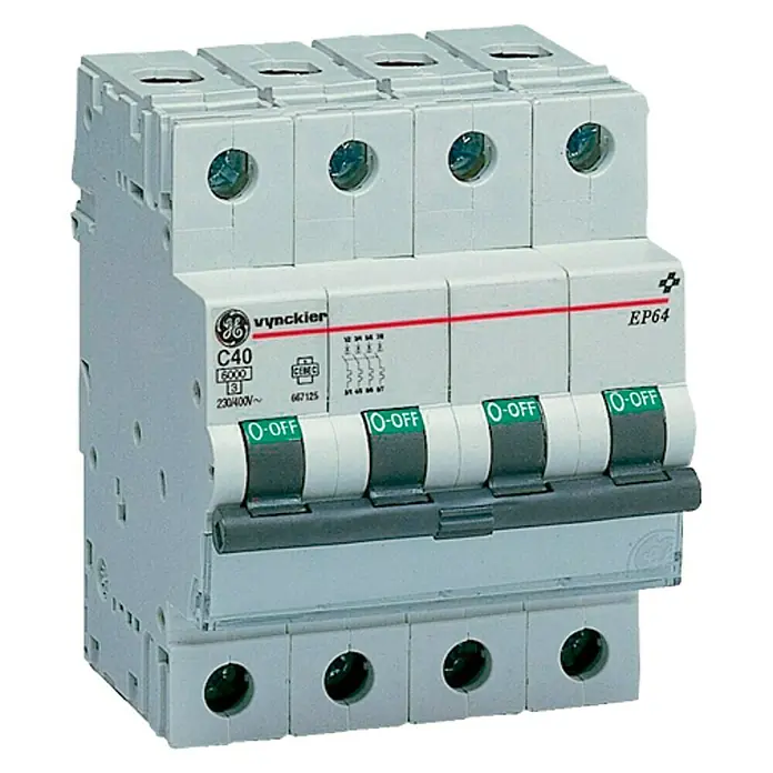 Eaton Magnetotérmico automático 3P+N - 10 A, 3 polos + neutro