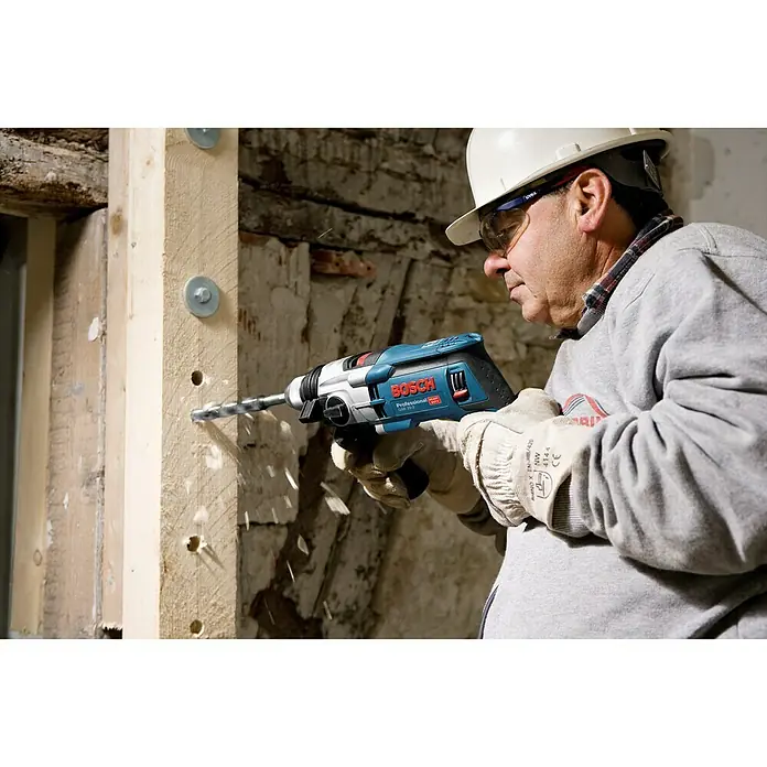 Bosch Taladro percutor GSB 20-2 - 850 W, Número de revoluciones de marcha en vacío: 0 r.p.m. - 3.000 r.p.m. - Vista frontal