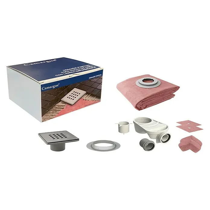 Kit de desagüe de ducha AIKIT EVO PLUS - L x An: 108 x 10,8 cm, Acero inoxidable