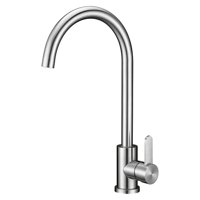 Cosmobath Grifo de cocina Sutton - Cromo, Mate, Caño alto