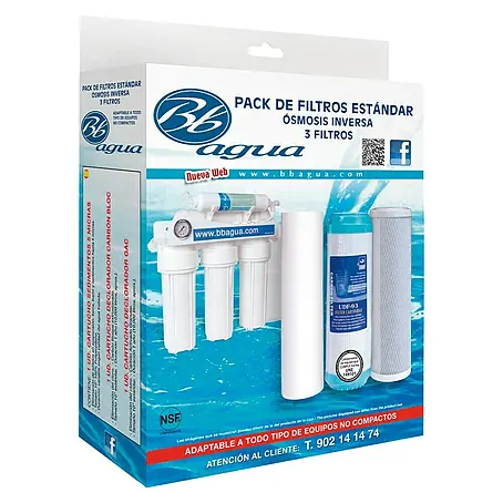 Bb agua  Pack de filtros de ósmosis inversa