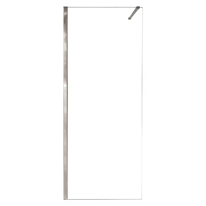 Mampara de ducha fija Walk-In Antibes - Cromo, An x Al: 100 x 200 cm, 8 mm