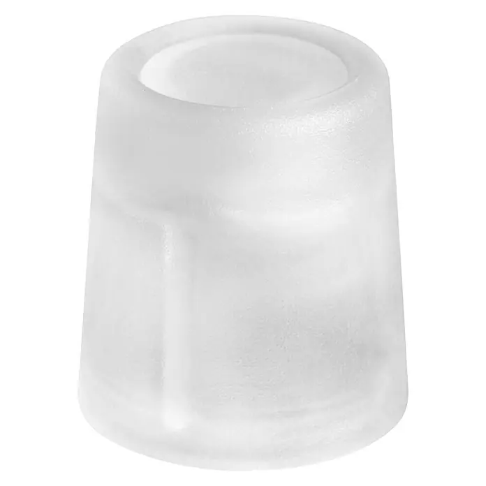 Türstopper 24x30 mm, schraubbar - Ø x H: 24 x 30 mm, Transparent, 2 Stk.