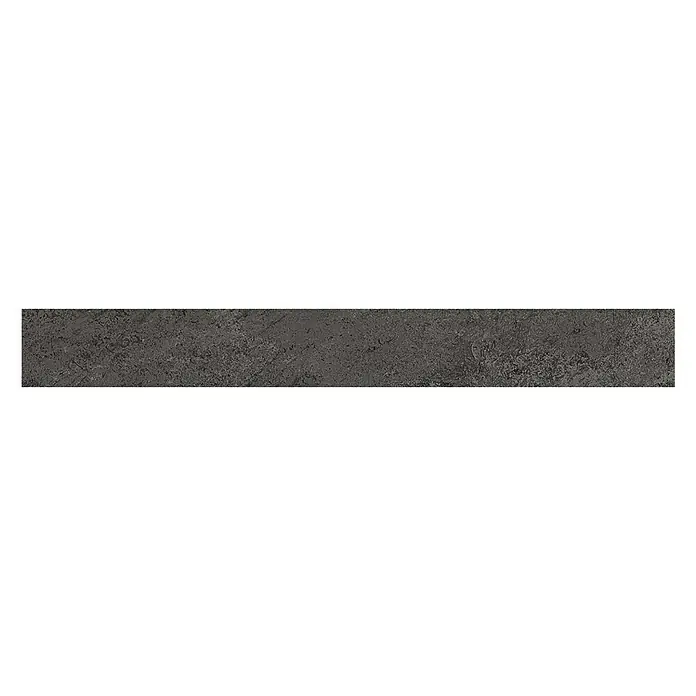 Atlas Concorde Sockelfliese Island - 7,2 x 60 cm, Schwarz, Matt - Vorderansicht