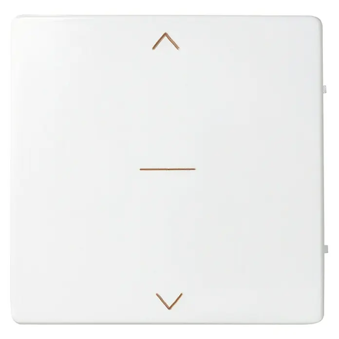 Simon 82 Tapa para mecanismo persianas - Blanco, Plástico, Montaje en la pared