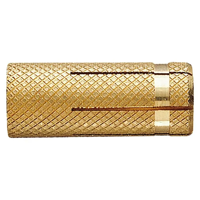 Index Taco de latón BZTALAM10 - Ø x L: 12 x 33 mm, M10 rosca interior, Latón