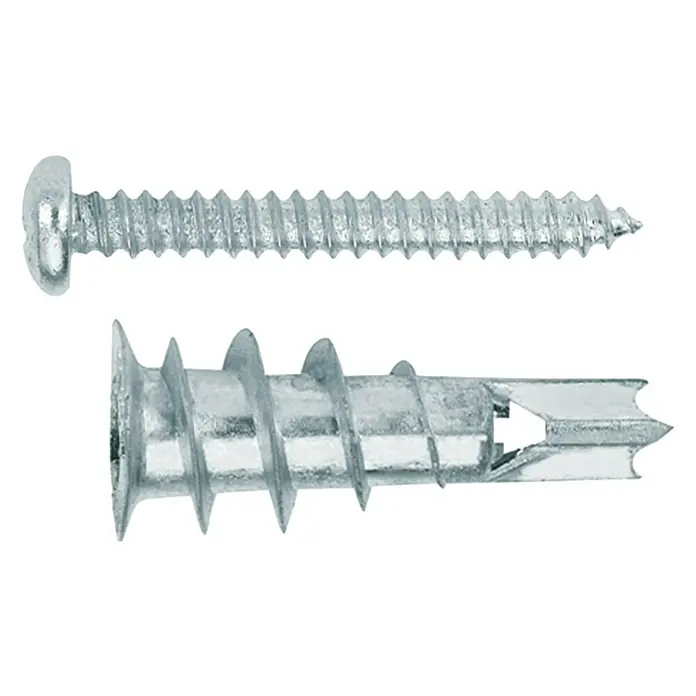 Index Taco metálico para material hueco BZTAPLAME - Ø x L: 13 x 32 mm, 4 uds.