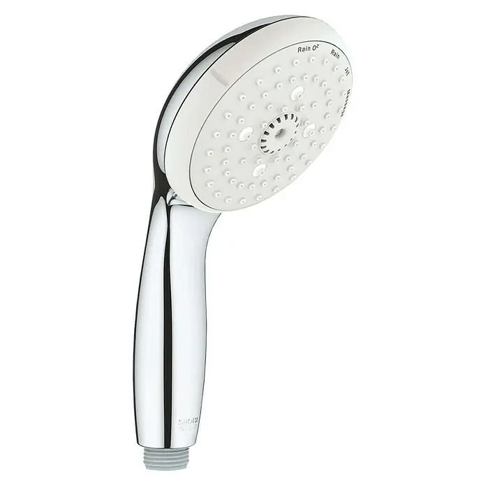 Grohe Handbrause Tempesta 100 - Anzahl Funktionen: 4 Stk., 9,5 l/min bei 3 bar, Chrom - Vorderansicht