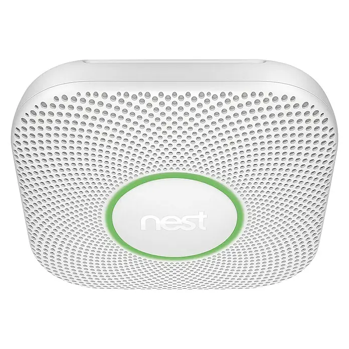 Google Nest Detector de humo y monóxido de carbono con WIFI - L x An x Al: 3,85 x 13,5 x 13,5 cm, 85 dB