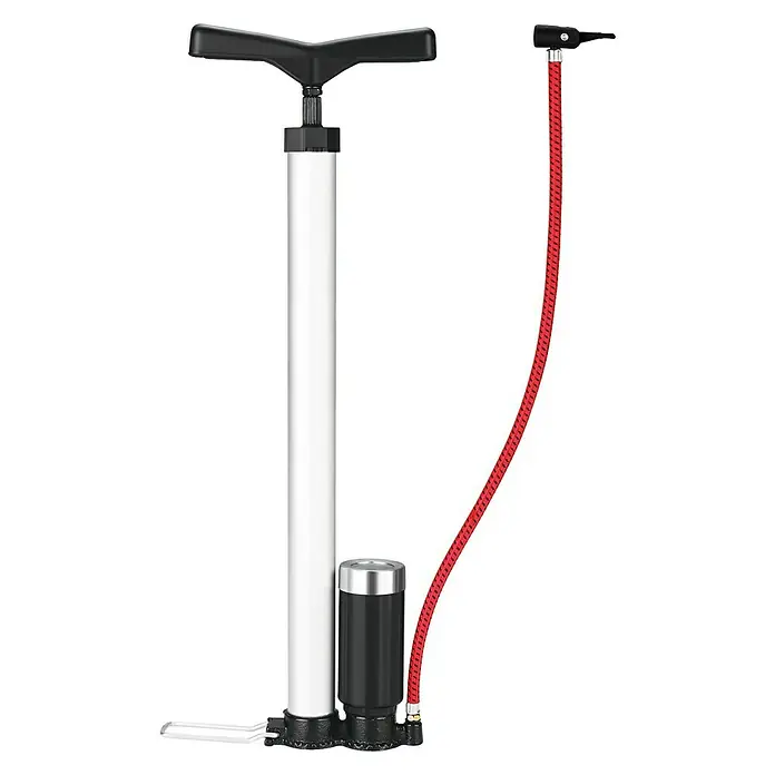 Standpumpe - Druck: 5 bar, Ball - & Luftmatratzenadapter - Vorderansicht
